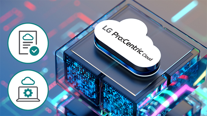 Scalability of software can be achieved using LG Pro:Centric Cloud.